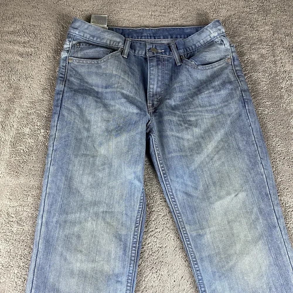 Levis cuffs worn